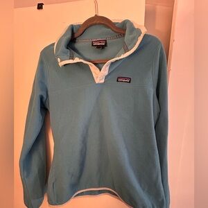 Patagonia Light Blue Snap-T Fleece